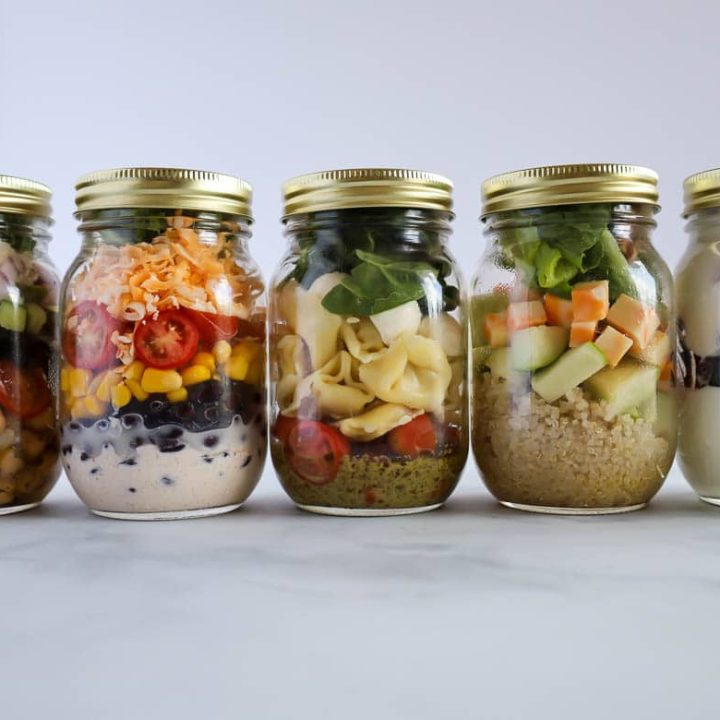 Six Healthy Mason Jar Salads Everyone Should Know