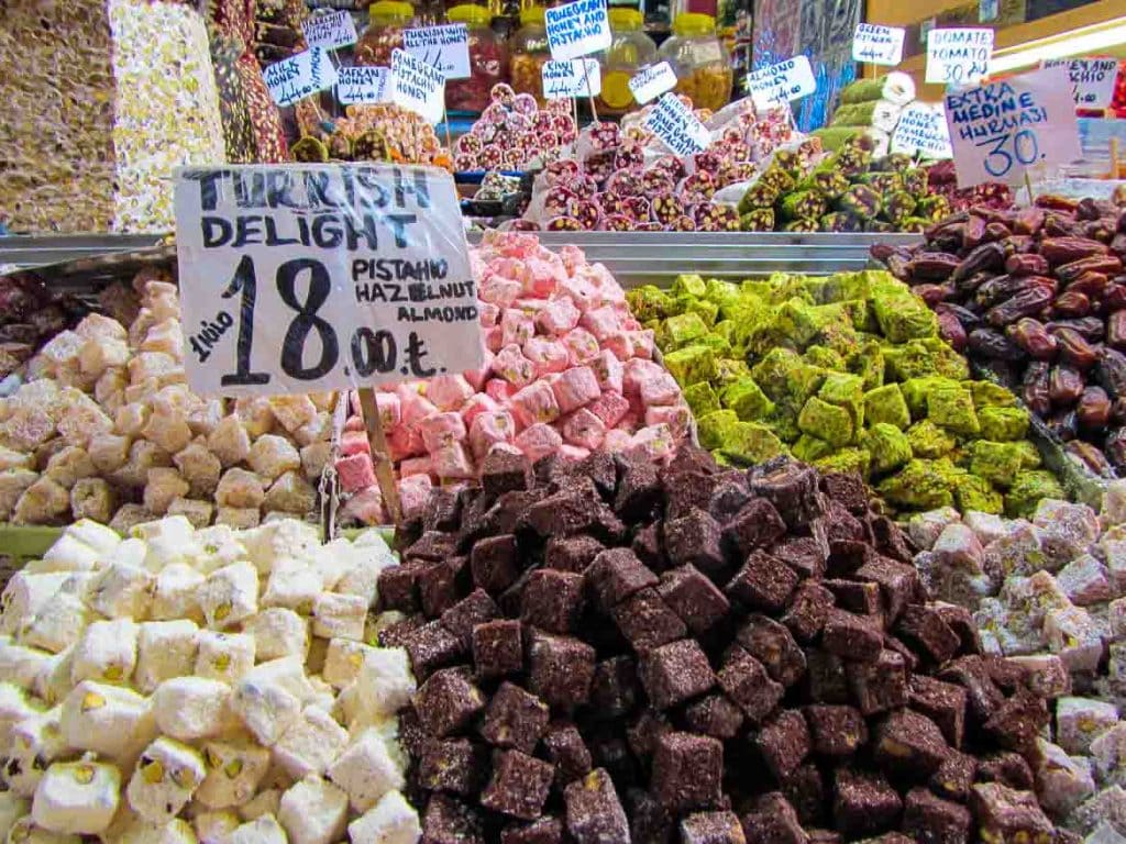 Turkish Delight for Sale in Istanbul