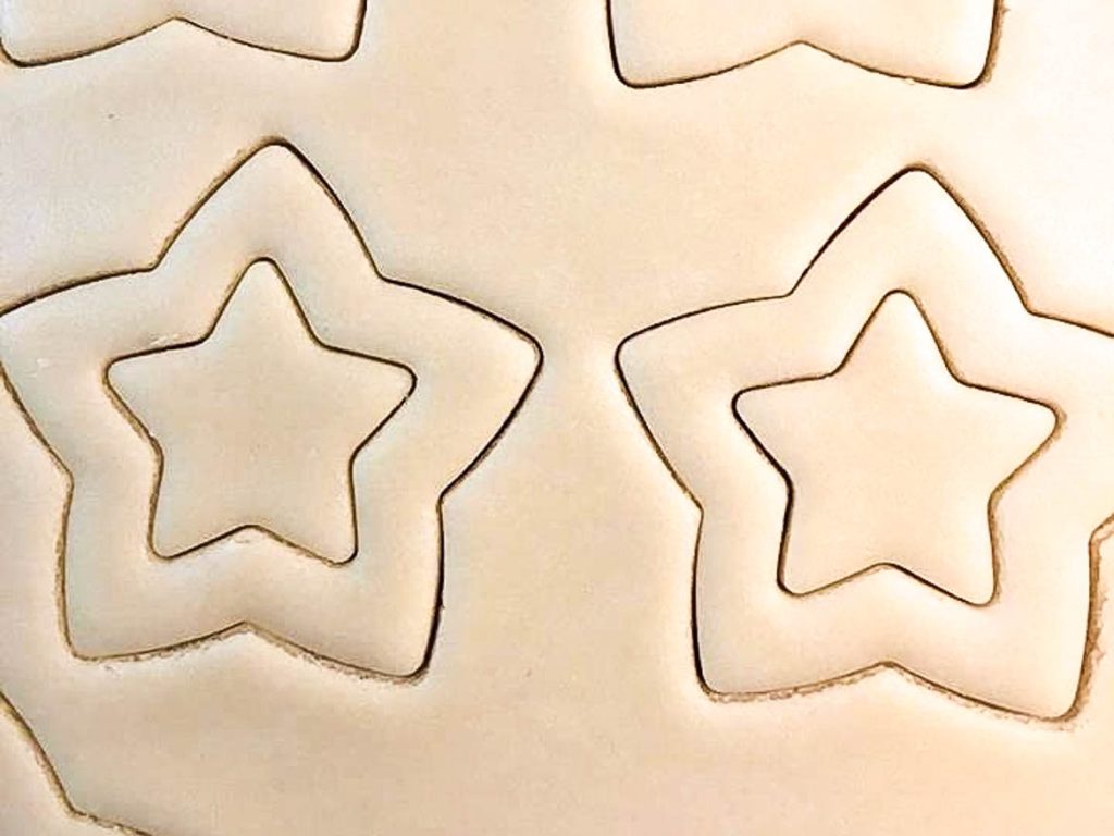 How to make 4th of July star glass sugar cookies