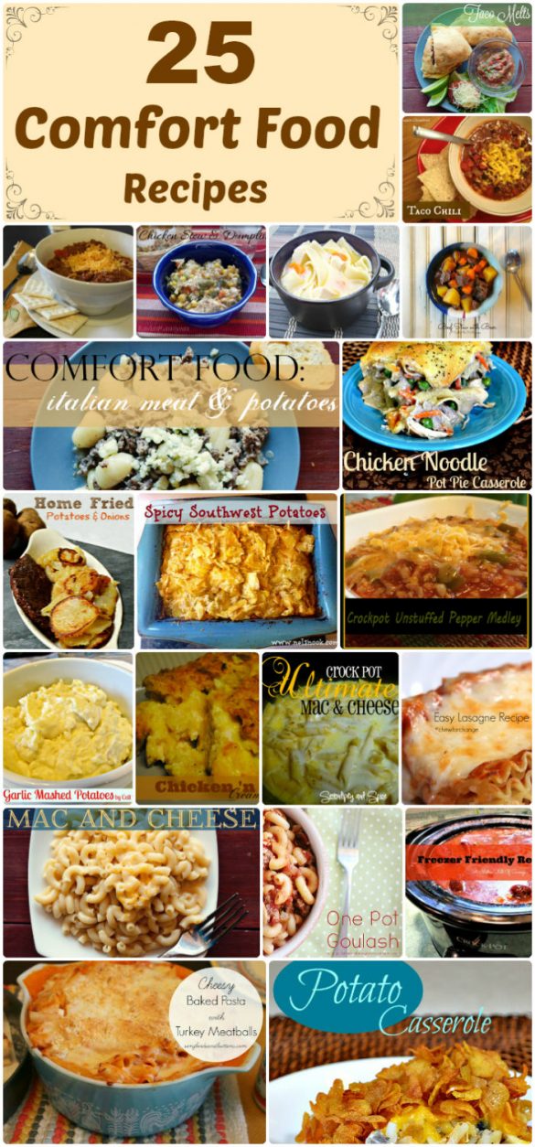 25 Comfort Food Recipes Title