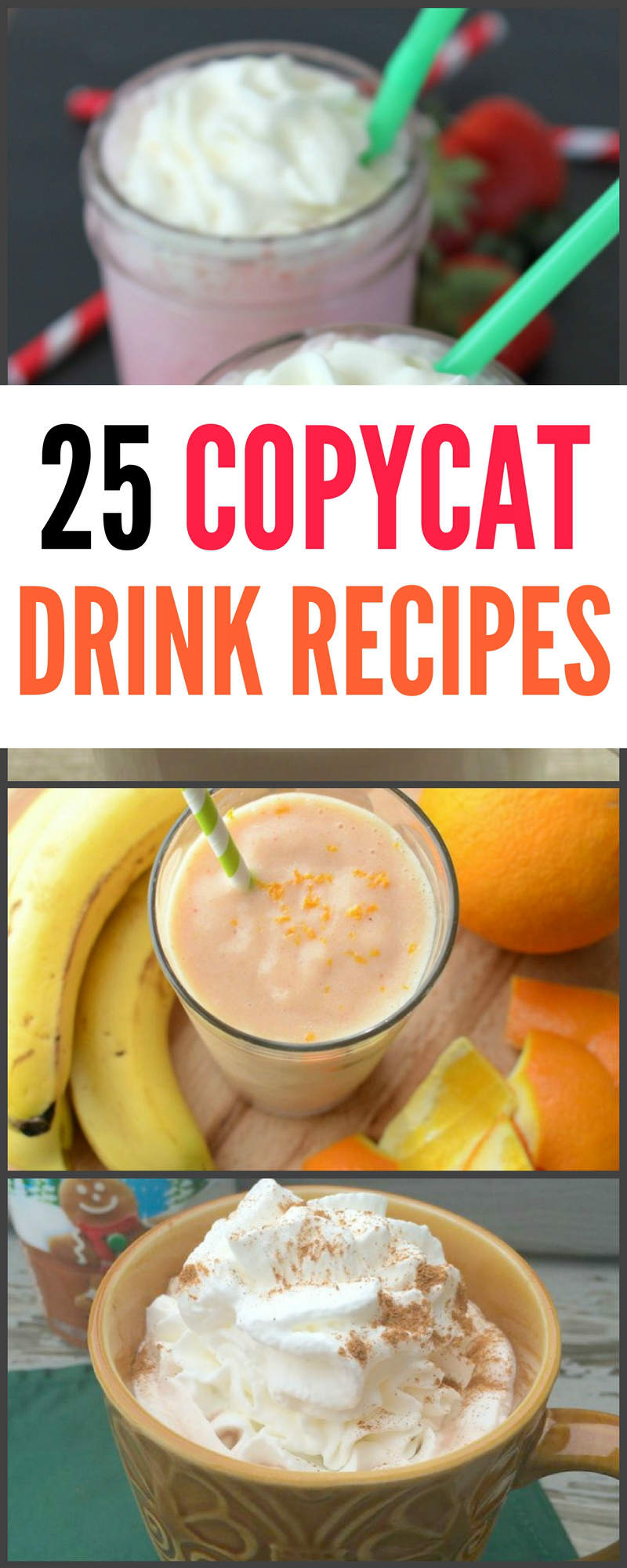 25 Easy Copycat Drink Recipes You will Love #drink #copycat #starbucks #Starbuckscoffee