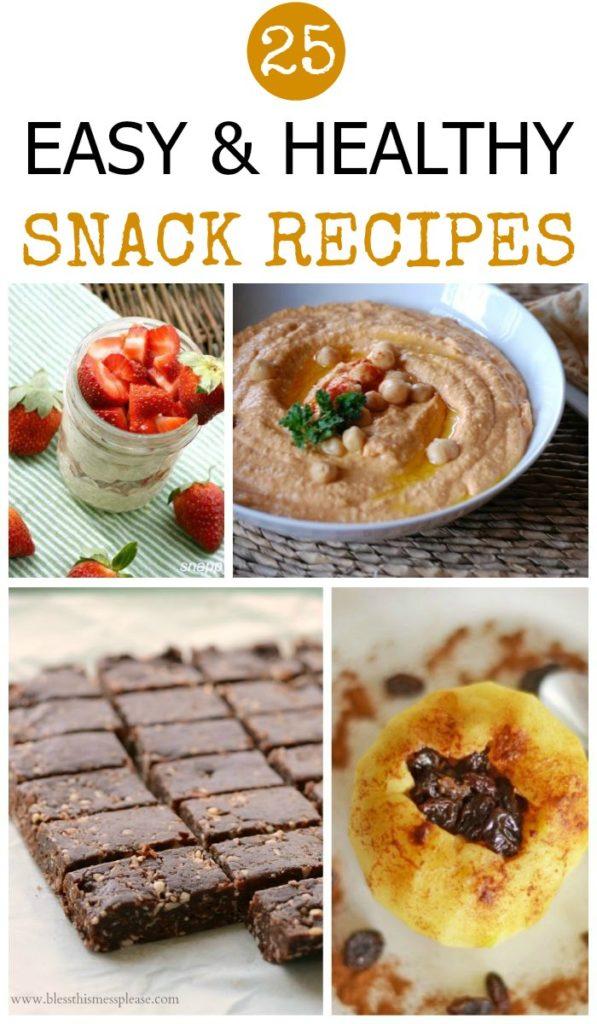 25 Healthy Homemade Snack Ideas You'll Love