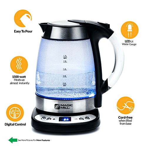 glass electric kettle no plastic