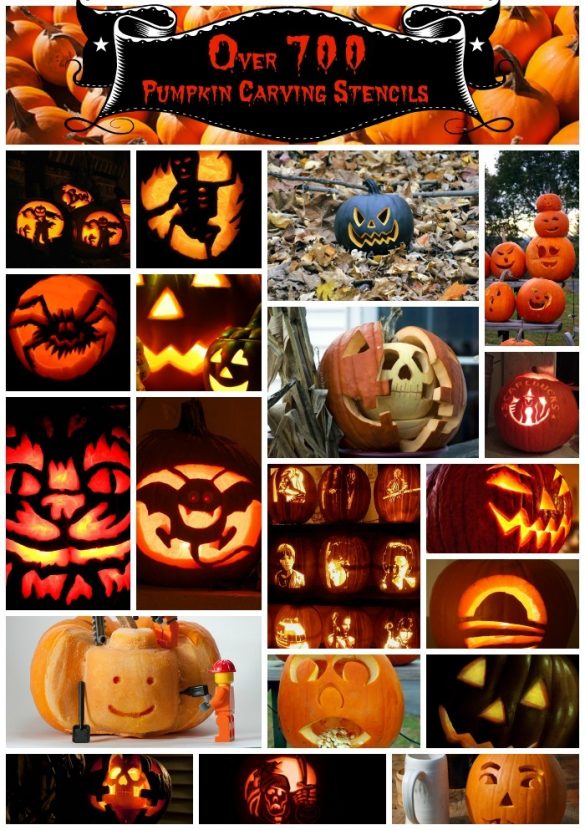 the mega list over 700 pumpkin carving stencils 2021