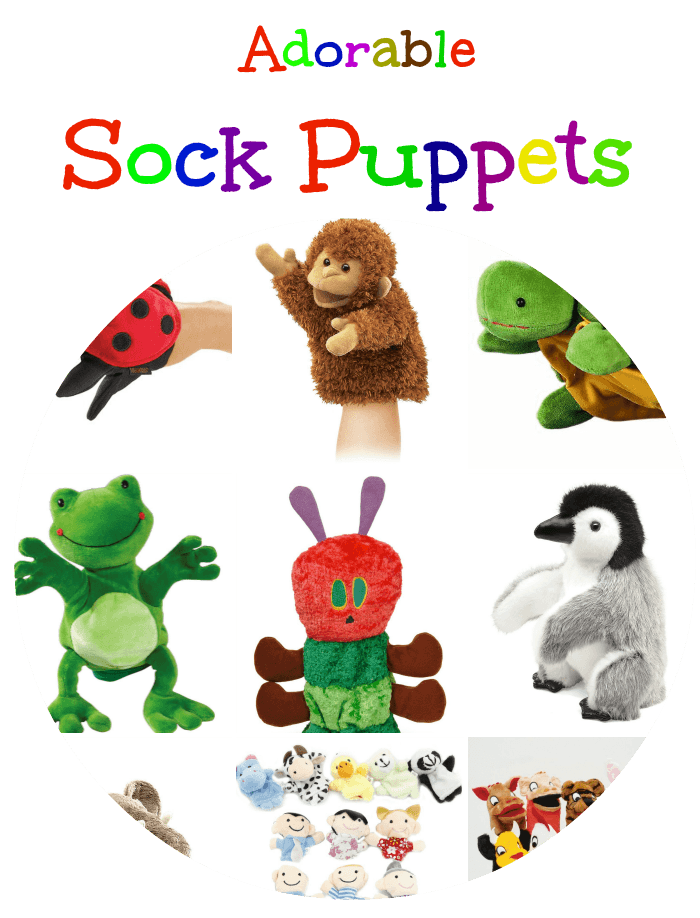 Eight Adorable Sock Puppets on Amazon