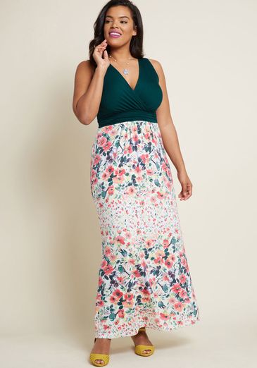 maxi dresses for large breasts