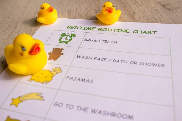 Bedtime Routine Chart 