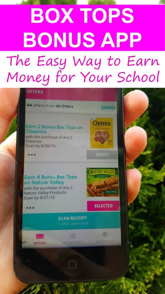 Box Tops Bonus Offers App