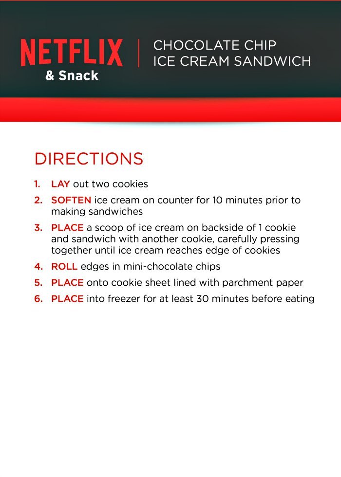 How to make easy Chocolate Chip Ice Cream Sandwiches