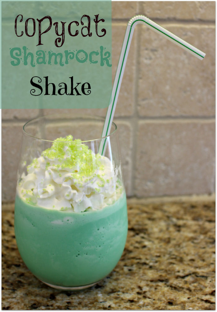 Copycat Shamrock Shake from Princess Pinky Girl