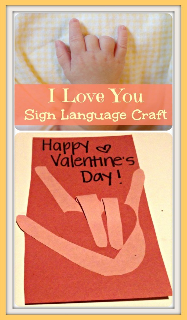 easy i love you in sign language heart craft sign language for heart