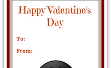 Free Printable Cute Penguin Valentine Card