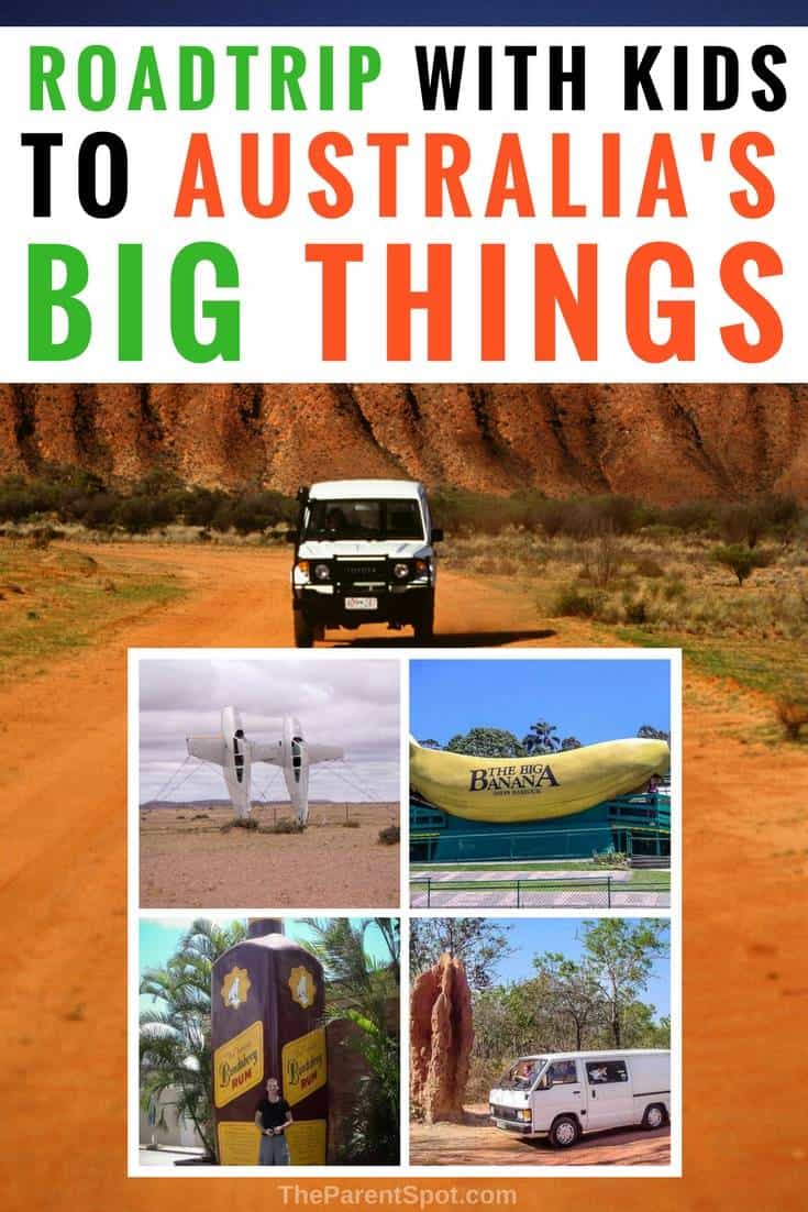 Have you ever wanted to road trip Australia? Here's a fun road trip idea for families_ visit Australia’s Big Things with the kids. #Australia #travel