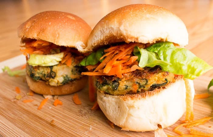 HelloFresh cannellini veggie burgers