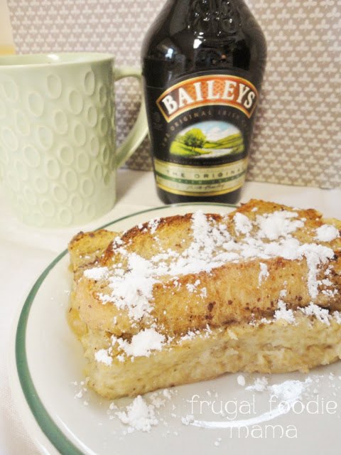 Irish Coffee French Toast Casserole by The Frugal Foodie Mama