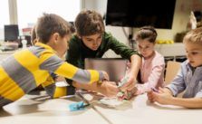 Kids at a summer tech camp DP