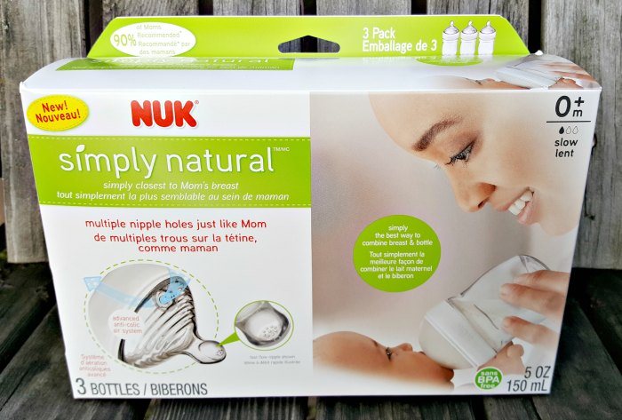 NUK Simply Natural bottles and nipples