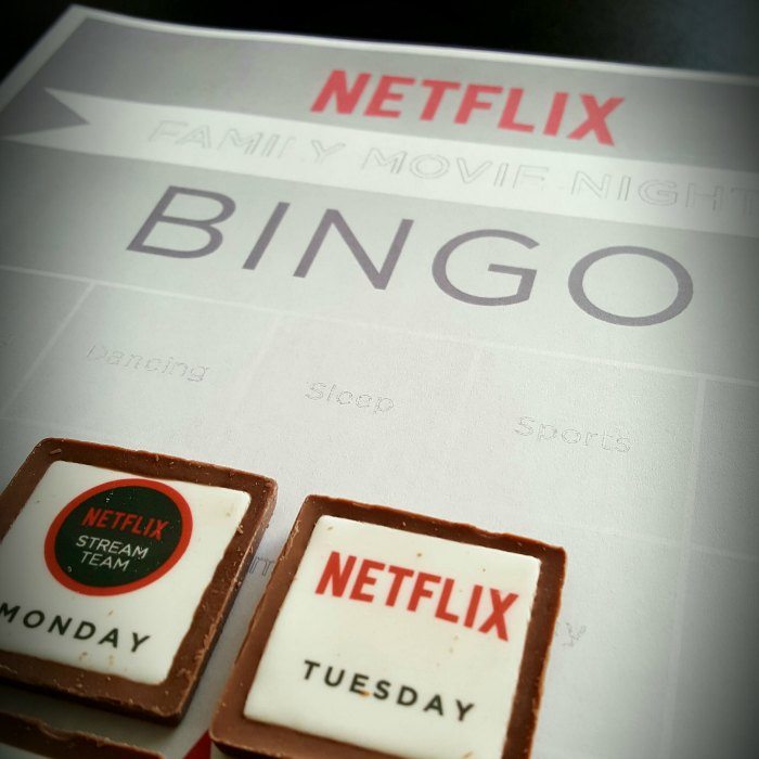 Netflix Bingo Card