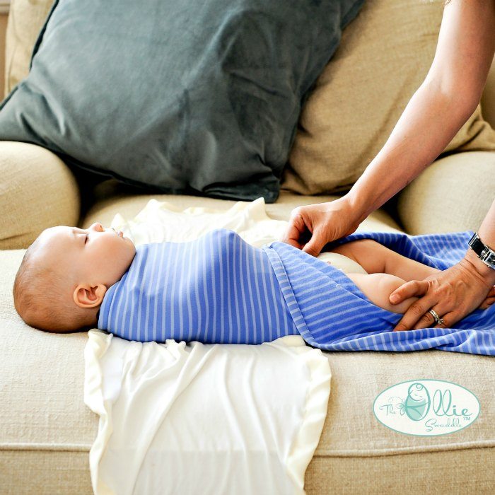 Ollie Swaddle Baby in Blue