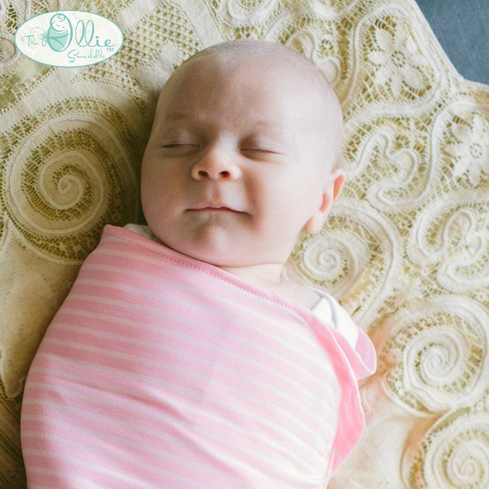 Ollie Swaddle Baby in Pink