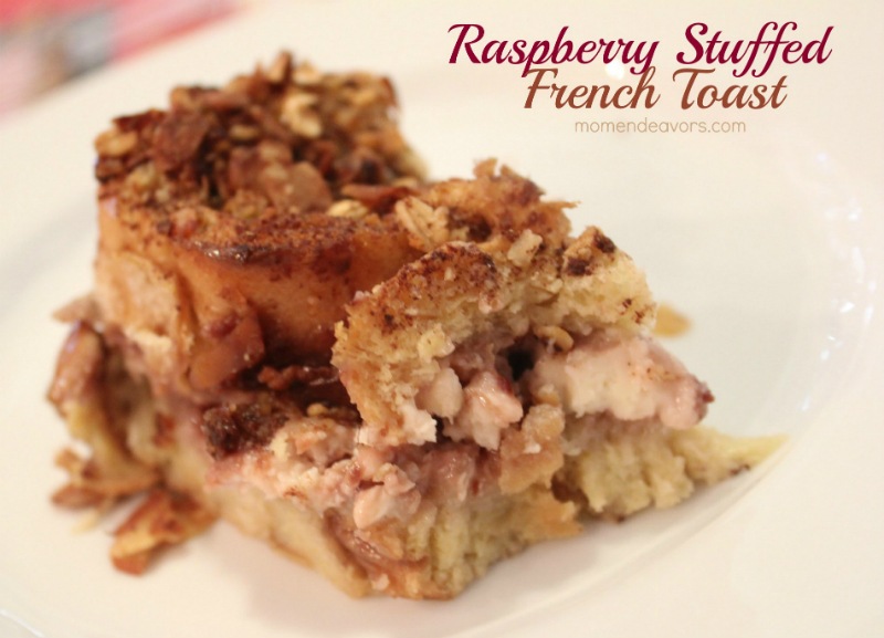 Raspberry Stuffed French Toast by Mom Endeavors