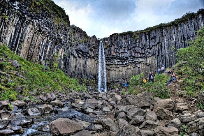 Svartifoss Waterfall