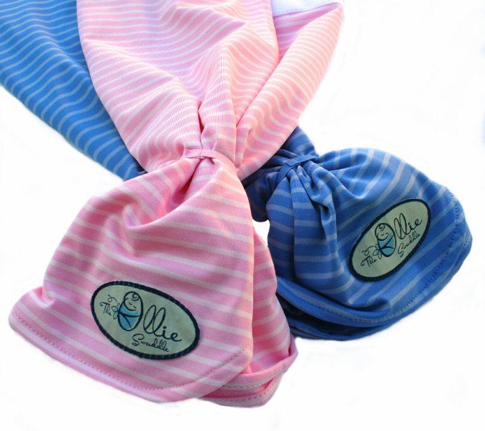 The Ollie Swaddle Pink and Blue