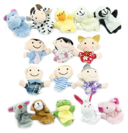 Yabber® 16 Piece Finger Puppet Set