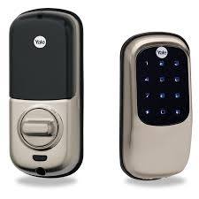 Yale Keyless Deadbolt Front and Back