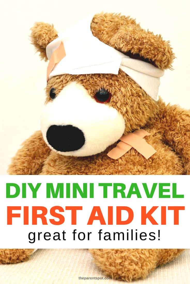 a DIY mini travel first aid kit that is great for kids and summer fun