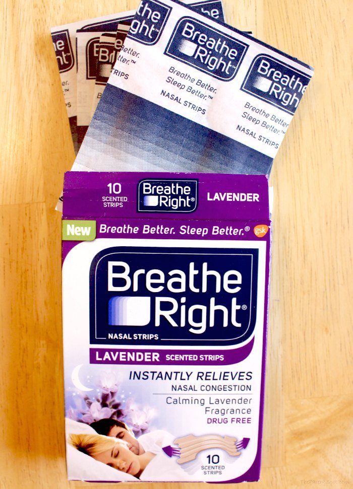 lavender scented Breathe Right Strips